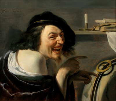 Demokritos, 1630 tekijältä Johan Moreelse
