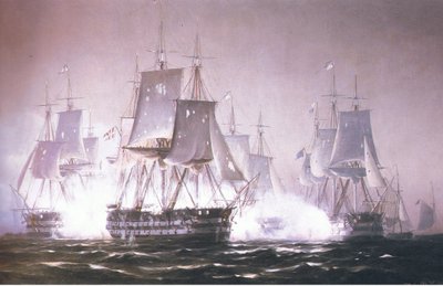 Prins Christian Frederick taistelussa brittejä vastaan, lehden tai kirjan lähteestä tuntematon tekijältä Johan Neumann