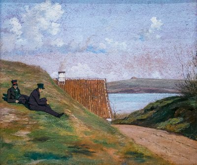 "Uppoontunut tie Frederiksværkin lähellä tekijältä Johan Thomas Lundbye