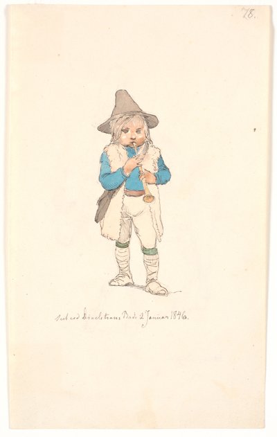 Lille "pifferaro" tekijältä Johan Thomas Lundbye