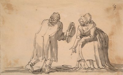 Tervehdys, karikatyyri tekijältä Johan Tobias Sergel
