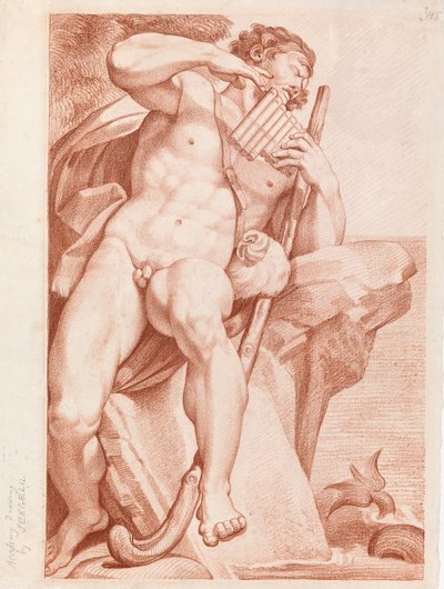 Polyphemus spielt die Panflöte tekijältä Johan Tobias Sergel