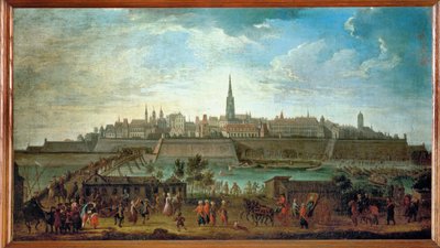Wien Rotenturm-portilta katsottuna ... (öljy kankaalle) tekijältä Johann Adam Delsenbach