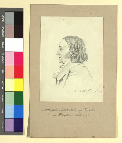 Christian Albrecht Jensen (1792-1870), taidemaalari tekijältä Johann Adam Klein