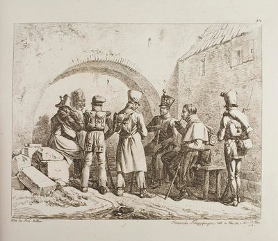Ranskalaisia sotavankeja tekijältä Johann Adam Klein
