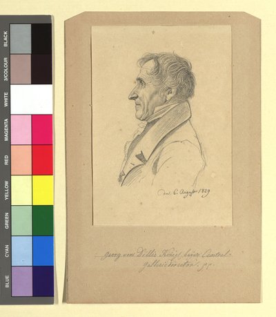 Georg von Dillis (1759-1841), taidemaalari, gallerianjohtaja tekijältä Johann Adam Klein