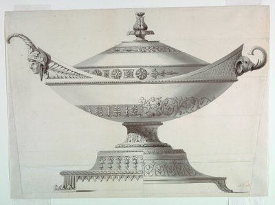 Piirustus, katettu Tureen tekijältä Johann Alois Seethaler