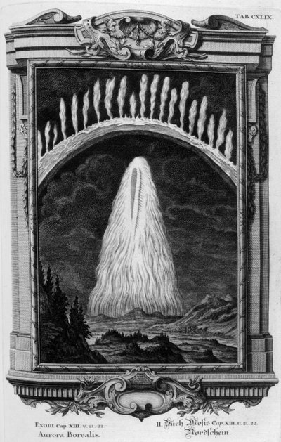 Aurora Borealis (kaiverrus) tekijältä Johann Andreas Pfeffel