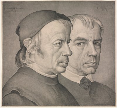 Veljekset Eberhard, 1822. tekijältä Johann Anton Ramboux