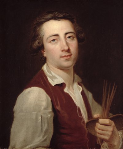 Omakuva, n. 1775-1780 tekijältä Johann August Nahl the Younger