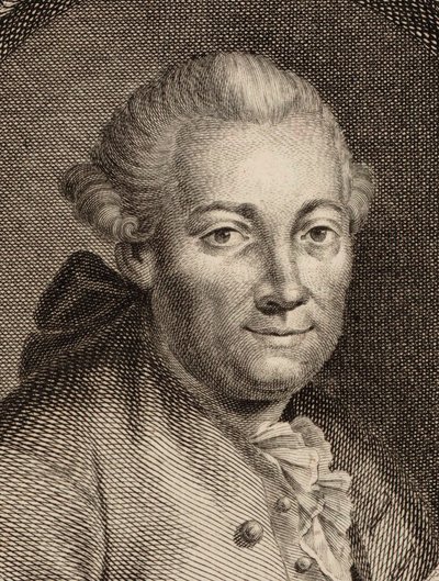Muotokuva säveltäjä Florian Leopold Gassmannista 1729-1774, 1780. tekijältä Johann Balzer