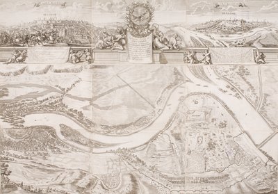 Linnoitus ja Belgradin kaupunki tekijältä Johann Baptist Gumpp