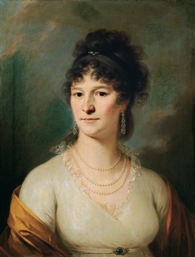 Naisen rintakuva tekijältä Johann Baptist Lampi d. Ä.