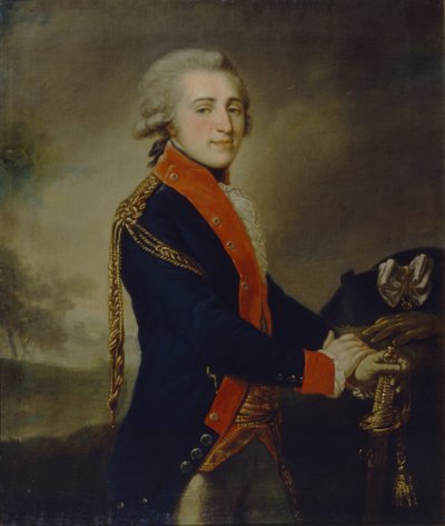 Kreivi Artemy Ivanovitš Lazarevin muotokuva 1768-1791, 1790-luku tekijältä Johann Baptist von Lampi the Elder