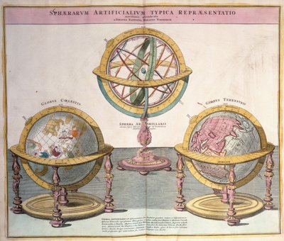 Maailman vinjetit Grosser Atlasista, 1725 tekijältä Johann Baptista Homann