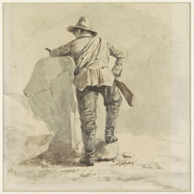 Lepopoika, takaa katsottuna tekijältä Johann Bernard Klombeek