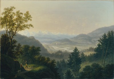 Habsburgien raunioiden ympäristö tekijältä Johann Caspar Rahn