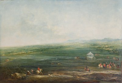 Laxenburg Münkendorfer Lusthausista lounaaseen tekijältä Johann Christian Brand