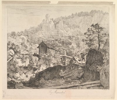 Muckendorfin ympäristössä, 1818. tekijältä Johann Christian Erhard