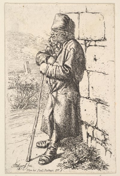 Tupakanpolttaja, 1817. tekijältä Johann Christian Erhard