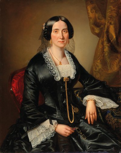 Mayer - Muotokuva Johanna Bujatti tekijältä Johann Christian Mayer