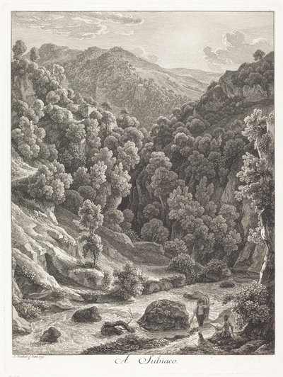 Subiacossa (lähellä Subi de Subiacoa) tekijältä Johann Christian Reinhart