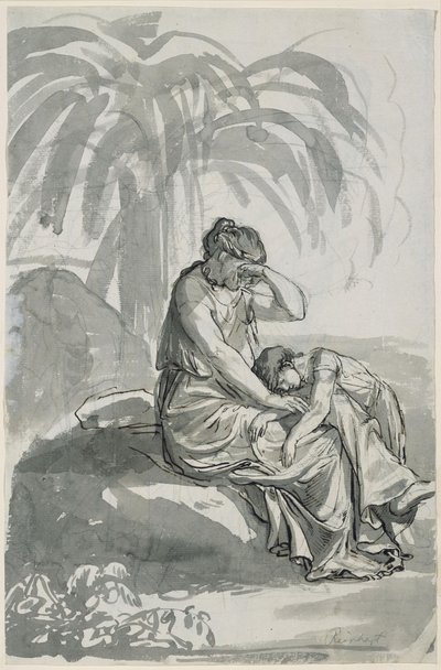 Hagar ja Ismael autiomaassa tekijältä Johann Christian Reinhart