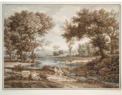 Sankarillinen maisema tekijältä Johann Christian Reinhart
