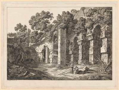 Maisema - Colosseumissa tekijältä Johann Christian Reinhart