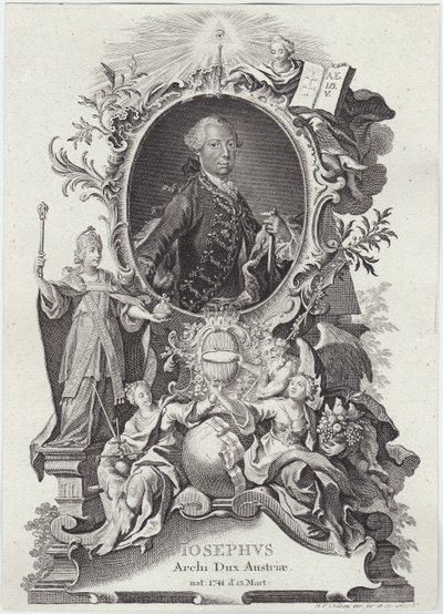 Joosef II (1741-1790)-2 tekijältä Johann Esaias Nilson