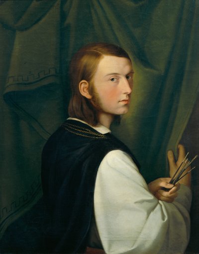 omakuva tekijältä Johann Evangelist Scheffer von Leonhardshoff