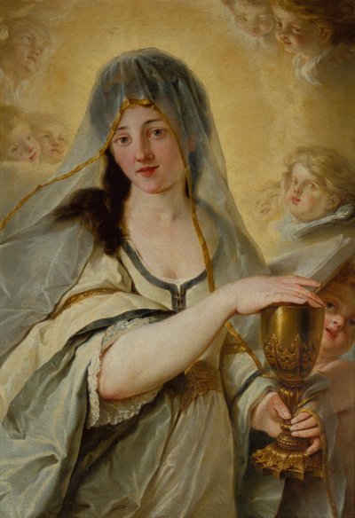 Uskon allegoria (öljy kankaalle) tekijältä Johann Friedrich August Tischbein