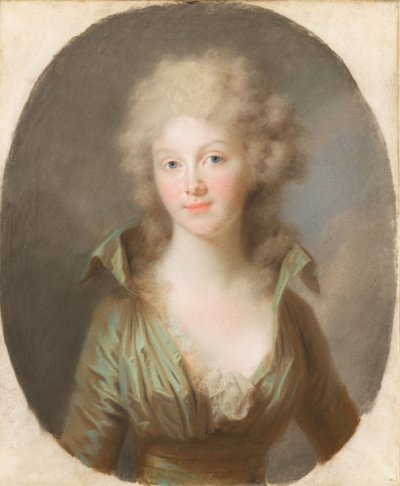 Friederike Luise Wilhelmine Preussista 1774-1837, Alankomaiden kuningatar, n. 1790. tekijältä Johann Friedrich August Tischbein