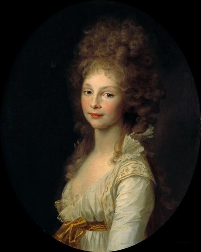 Preussin prinsessa Frederica Charlotte 1767-1820, 1797-1798. tekijältä Johann Friedrich August Tischbein