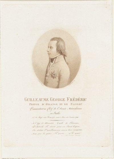 Muotokuva Frederikistä, Orange-Nassaun prinssistä tekijältä Johann Friedrich Bolt