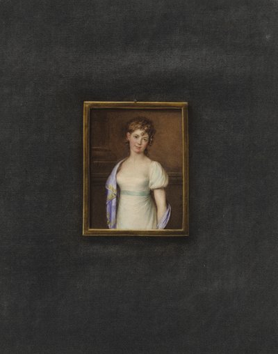 Tuntemattoman nuoren naisen muotokuva tekijältä Johann Friedrich Leybold