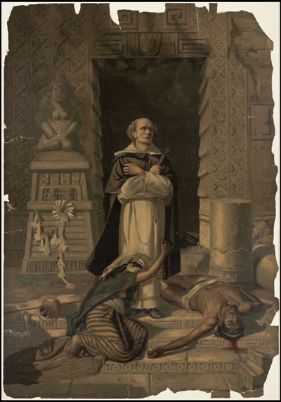 Kokoelma Waldeckin alkuperäisiä mesoamerikkalaisia taideteoksia, laatikko 22/22 tekijältä Johann Friedrich Maximilian von Waldeck