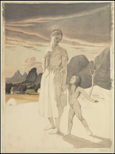 Kokoelma Waldeckin alkuperäisiä taideteoksia Mesoamerikkasta, laatikko 3/22 tekijältä Johann Friedrich Maximilian von Waldeck