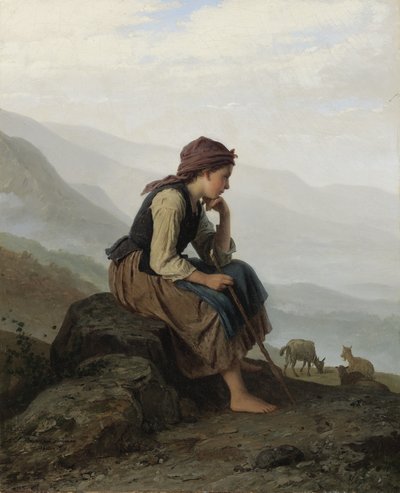Pieni vuohipaimen tekijältä Johann Georg Meyer