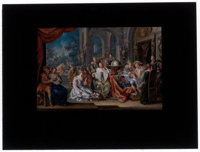 Viiden aistin allegoria tekijältä Johann Georg Platzer