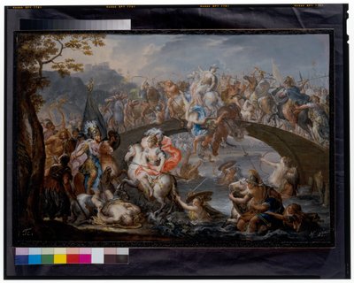 Amazonien taistelu tekijältä Johann Georg Platzer