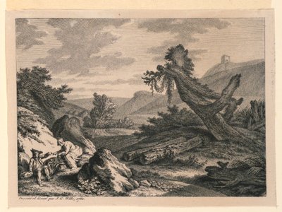 Piknik tekijältä Johann Georg Wille