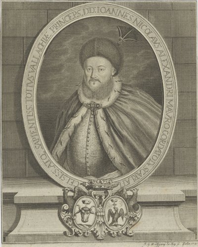 Nicolaos Mavrocordatos 1680-1730, 1721. tekijältä Johann Georg Wolfgang