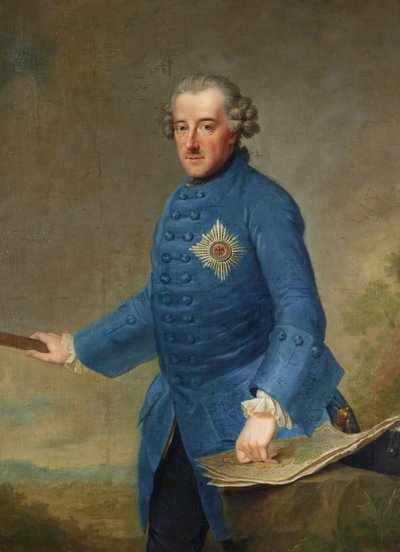 Fredrik Suuri tekijältä Johann Georg Ziesenis