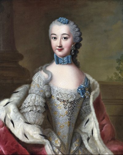 Württemberg-Oelsin herttuatar Marie Sophie Wilhelmine Württembergin herttuatar tekijältä Johann Georg Ziesenis