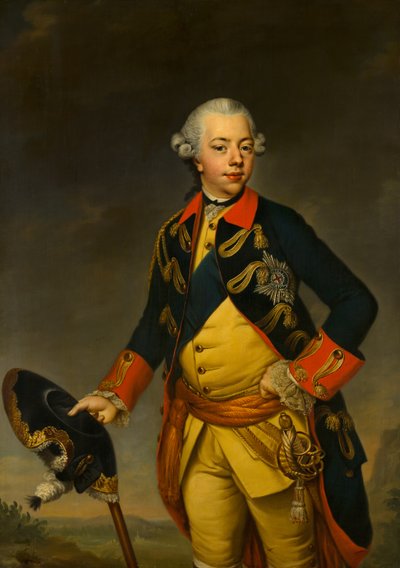 Stadholder William V:n muotokuva tekijältä Johann Georg Ziesenis