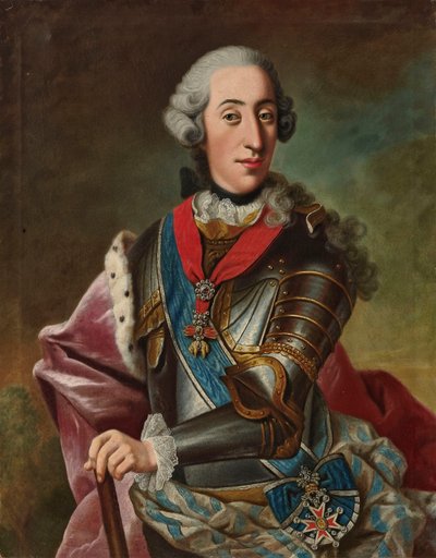 Baijerin prinssi Clement Franciscuksen muotokuva 1722-1770. tekijältä Johann Georg Ziesenis the Younger