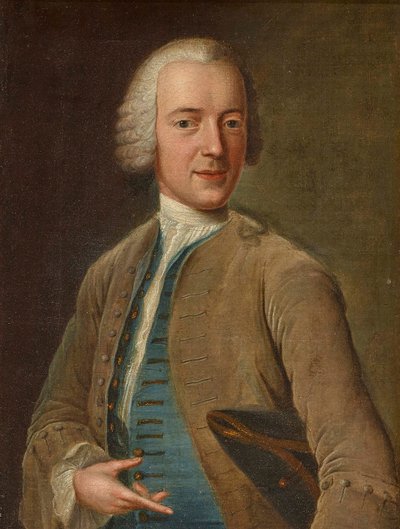 Omakuva, noin 1744. tekijältä Johann Georg Ziesenis the Younger