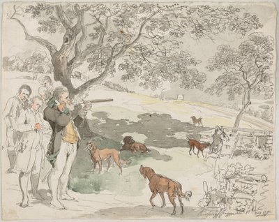 Kirkkopäivän ampumakilpailu tekijältä Johann Georg von Dillis