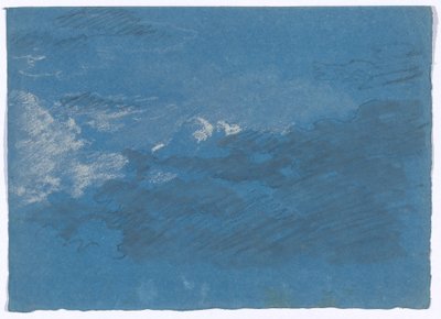 Wolkenstudie tekijältä Johann Georg von Dillis